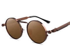 Men's Vintage Round 'Baron Von' Metal Sunglasses