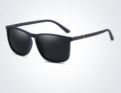 Men's Square Polarized 'Freedom ' Plastic Sunglasses