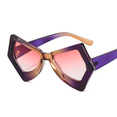 Women's Retro Cat Eye 'Diabolical' Plastic Sunglasses