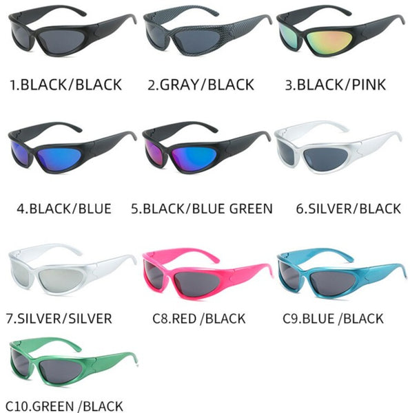 Women's Oval 'Cutlass' Plastic Sunglasses