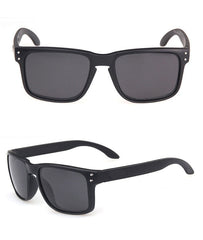 Men's Polarized Square 'Trevor Sign' Plastic Sunglasses