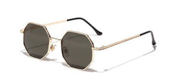 Women's Vintage Polygon 'Fright ' Metal Sunglasses