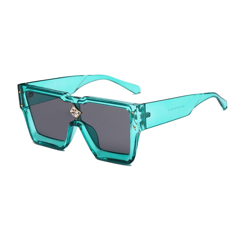 Women's Crystal 'Light Born' Oversized Sunglasses