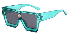 Women's Oversized Square 'Vanilla Eye Glass' Plastic Sunglasses