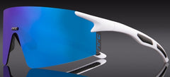 Unisex Cycling Semi Rimless 'Archie' Plastic Sports Sunglasses