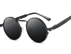 Men's Vintage Round 'Baron Von' Metal Sunglasses