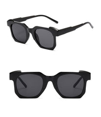 Unisex Vintage Square 'Fiesty Puma' Plastic Sunglasses