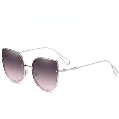 Unisex Cat Eye 'The New Vibe' Metal Sunglasses