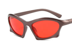 Women's Punk Polygon 'Shion Wear' Plastic Sunglasses