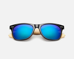 Men's Retro Square 'Summer' Wooden Sunglasses