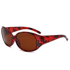 Women's Oval 'Age and Rage' Plastic Sunglasses