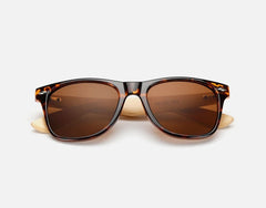 Men's Retro Square 'Summer' Wooden Sunglasses