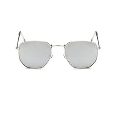 Men's Hexagon 'Cool Guy' Metal Sunglasses