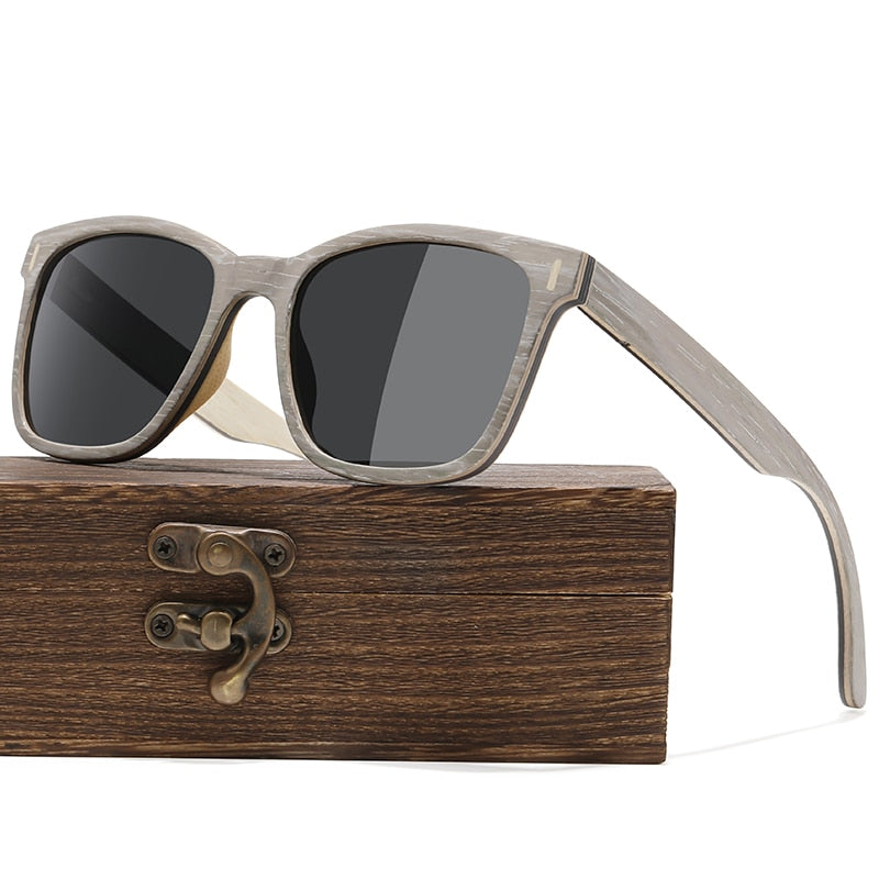 Women's Oval 'Kauri Pine' Wooden Sunglasses