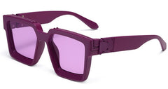 Women's Square 'Clarity Spot' Plastic Sunglasses