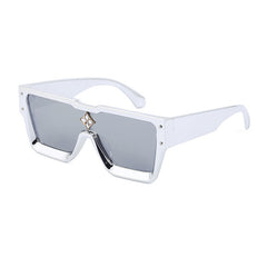 Women's Square 'Shanaia Twain' Plastic Sunglasses