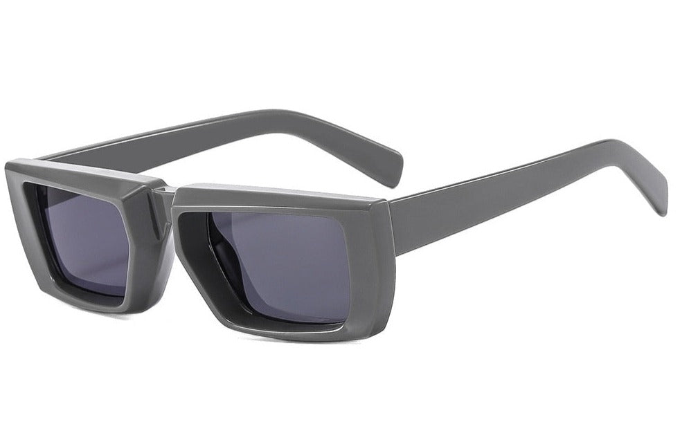 Men's Rectangular 'The Hammer Man' Plastic Sunglasses