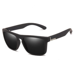 Men's Polarized 'Dark Glasses' Vintage Square Sunglasses