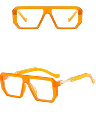 Women's Square 'Sunshine' Plastic Sunglasses