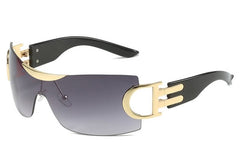 Women's Sports 'Morwen' Plastic Sunglasses