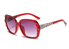 Women's Oversized 'Sandecia' Plastic Sunglasses