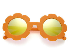 Kid's Girl Round 'Sunny Flower' Plastic Sunglasses