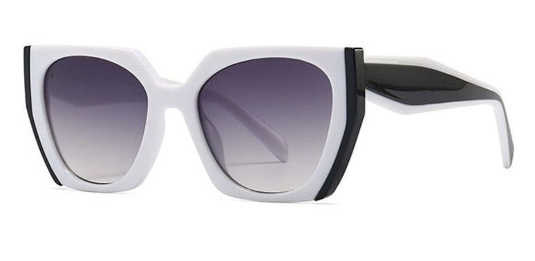 Women's Vintage Polygon 'Hatchet ' Plastic Sunglasses