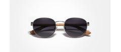 Men's Polarized Square 'Oak' Wooden Sunglasses