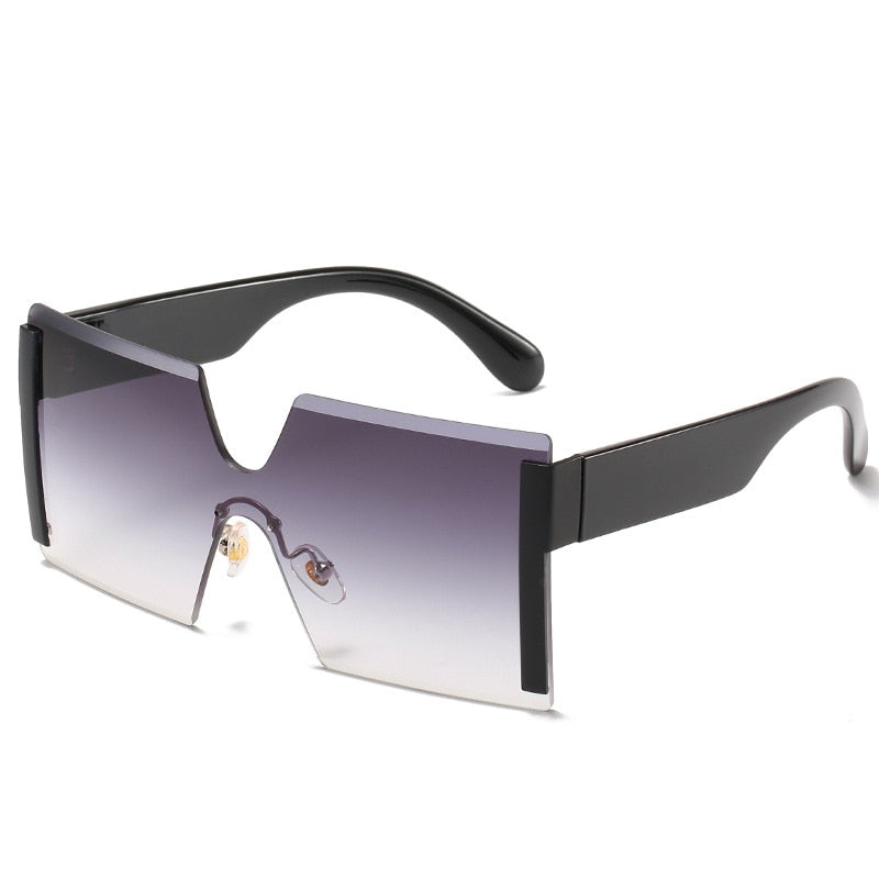 Women's Steampunk 'The Thing' Rimless Sunglasses