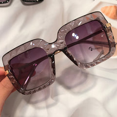 Women's Square 'Moon Casidy' Plastic Sunglasses