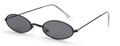 Women's Small Oval 'Alynx' Metal Sunglasses