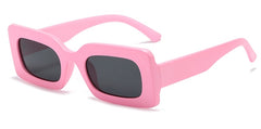 Women's Vintage Rectangle 'Boulder' Plastic Sunglasses