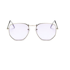 Men's Hexagon 'Cool Guy' Metal Sunglasses