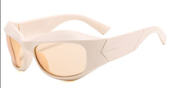 Women's Oversized Cycling 'Neve Sports' Plastic Sunglasses