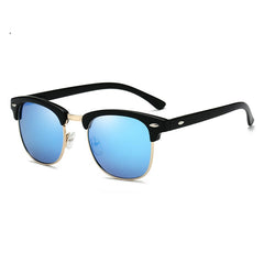 Men's Retro Square 'Big Boss' Polarized Sunglasses