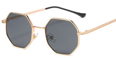 Women's Vintage Polygon 'Fright ' Metal Sunglasses