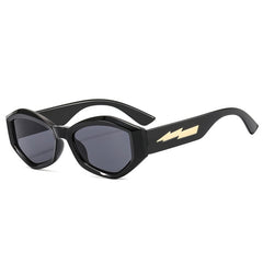 Women's Retro Irregular 'Flower Gaze' Cat Eye Sunglasses