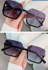 Women's Rectangle 'Jessy' Plastic  Sunglasses