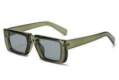 Men's Rectangular 'The Hammer Man' Plastic Sunglasses