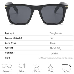 Men's Square 'Reflect Stylez' Plastic Sunglasses