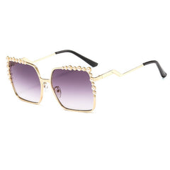 Women's Oversized 'Bling' Square Sunglasses