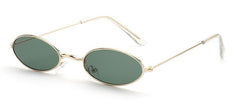 Women's Oval 'Brute' Metal Sunglasses