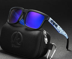 Men's Polarized Square 'Grinch Eye Wear' Plastic Sunglasses