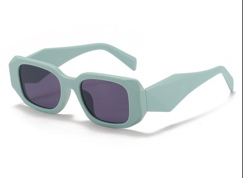 Women's Vintage Square 'Moli' Plastic Sunglasses