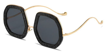 Women's Hexagone 'Seraphin' Metal Sunglasses