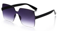 Women's Oversized Square 'Chasm ' Plastic Sunglasses