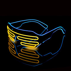 Unisex Luminous 'Naksu' Glowing Costume Sunglasses