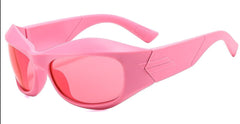 Women's Oversized Cycling 'Neve Sports' Plastic Sunglasses