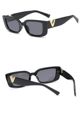 Women's Rectangular 'Metro' Plastic Sunglasses