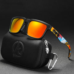 Men's Polarized Square 'Grinch Eye Wear' Plastic Sunglasses